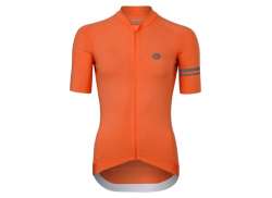 Agu Solid Cycling Jersey Ss Performance Women Orange