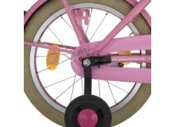 Alpina Rear Wheel 16 Inch Clubb - Pink/Silver