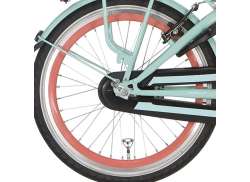 Alpina Rear Wheel 20\" Brake Hub - Salmon/Silver