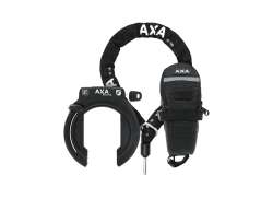 Axa Block XXL Frame Lock Set Removable Key - Black