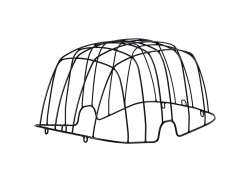 Basil Buddy Wire Dome For Buddy Pet Basket - Black