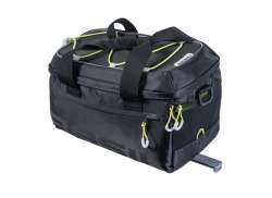 Basil Miles MIK Luggage Carrier Bag 7L - Black/Lime Green