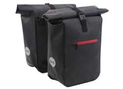 Beck Base Too Double Pannier 18L - Black/Red