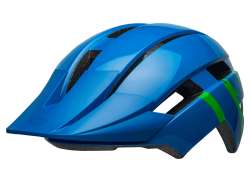 Bell Sidetrack II Helmet Kids MTB Strike Blauw/Groen