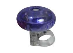 Belll Crystal Bicycle Bell Transparent Plastic - Purple
