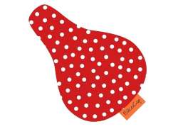 BikeCap Saddle Cover Children&#180;S Bicycle Red Dots
