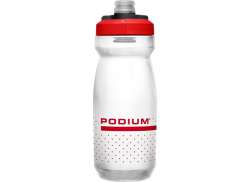 Camelbak Podium Water Bottle Transpartant/Red - 600cc
