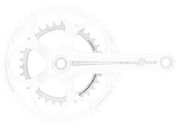 Campagnolo Chainring Athena for Aluminum Crank Compact 34 T