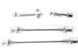 Contec Anti Theft Quick Release Skewer Set SQR Select Silver