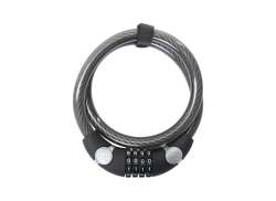 Contec Digit Cable Lock EcoLoc &#216;15x850mm - Black