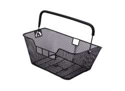 Contec Fredo Bicycle Basket For Rear Finely Woven - Black