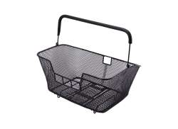 Contec Lungo Multi Bicycle Basket For Rear Finely Woven - Bl