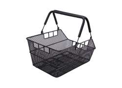 Contec Mocca Multi Bicycle Basket For Rear Finely Woven - Bl