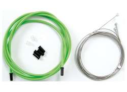 Contec Neo Stop + Brake Cable Set &#216;1.5mm Front/Rear - Green