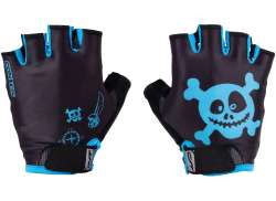 Contec Pirate Childrens Gloves Black/Neo Blue