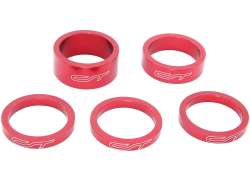 Contec Spacer Set 1 1/8 Inch 3x5/1x10/1x15mm Alu - Red