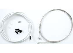 Contec Stop + Brake Cable Set &#216;1.5mm Front/Rear - White
