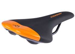 Conway VL-1489 Bicycle Saddle Sport - Black/Orange