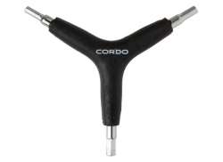 Cordo Hex Y-Key 4/5/6mm - Black/Silver