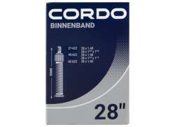 Cordo Inner Tube 28 x 1.40 - 1.60\" 40mm Dv - Black