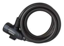 Cordo Mamba Cable Lock &#216;10mm 180cm - Black