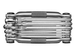 Crankbrothers Multitool Hi-Ten Steel 10 Parts - Silver