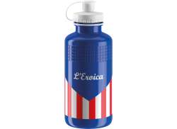 Elite Eroica Vintage Water Bottle 500cc - Usa Classic/Blue