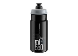 Elite Jet Water Bottle Black/Gray - 550cc