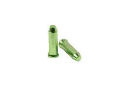 Elvedes Anti-Fray Nipple &#216;2.3mm Aluminum - Green (10)