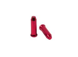 Elvedes Anti-Fray Nipple &#216;2.3mm Aluminum - Red (10)