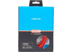 Elvedes Brake Cable Set ATB/Race Universal - Red
