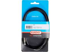 Elvedes Brake Cable Set Universal 2000mm - Black