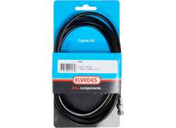 Elvedes Brake Cable Set Weinmann 2000mm - Black