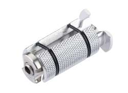 Ergotec A-head Plug 1 1/8\" 24-25.4mm 53/40mm Inox- Silver