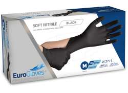 Eurogloves Workshop Gloves Nitril Black - M (100)