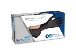 Eurogloves Workshop Gloves Nitril Black - S (100)