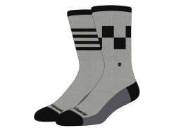 Fasthouse Clash Performance Crew Cycling Sock Gray - L/XL