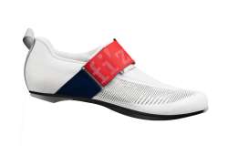 Fizik Transiro Hydra Aeroweave Carbon Shoes White/Red - 40