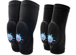 G-Form LilG Knee/Elbow Protectors Black/Blue - L/XL