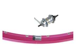 Gazelle Rear Wheel Vision 28 Inch 32 Hole Nexus 3 - Pink