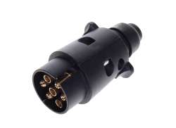 HBS 7-Pin Plug For. Towbar - Black
