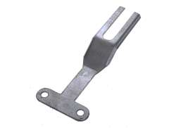 HBS Chain Guard Assembly Bracket 128mm Steel - Silver