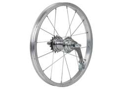 HBS Rear Wheel 16\" Brake Hub Aluminum - Silver