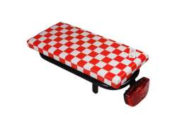 Hooodie Cushie Carrier Cushion Checkered Red/White