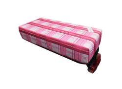Hooodie Luggage Carrier Cushion Big Cushie - Pink Plaid 2