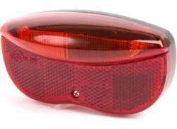 IKZI Rear Light + Reflector 3 LED 50mm - Red/Black