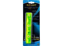 IKZI Reflective Bracelet 4 LED - Yellow