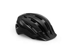 M E T Downtown Cycling Helmet Black Glossy