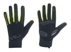 Northwave Active Gel Cycling Gloves Black/Yellow Fluor. - 2X