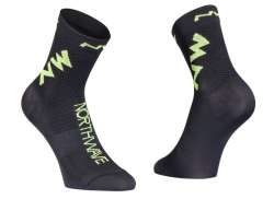 Northwave Extreme Air Cycling Socks Short Black/Lime